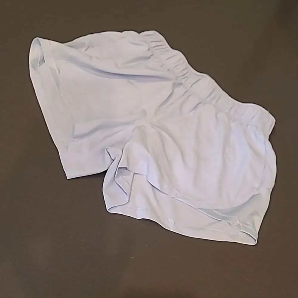 Athletic works sz S baby blue shorts with panty liner